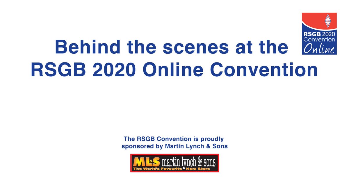 We had a fantastic team working to make RSGB 2020 Convention online a success incl the 5 volunteers who ran the technical/continuity side of our two livestreams: @dnas2, @rmc47, Tammy, Jim G4AEH & @G7URP Wondering how it was done? Watch our video: youtube.com/watch?v=6sAz6P… #hamr