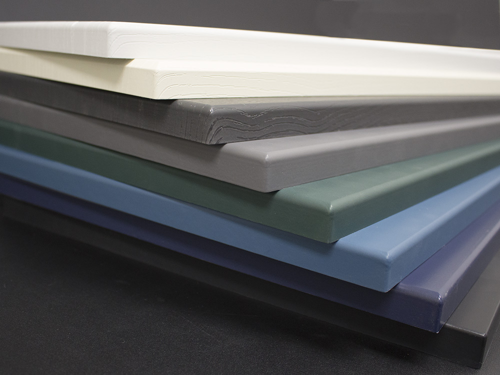 See our newest trending solid color options available for our line of Thermofoil doors including ultra-matte soft touch and textured-painted wood grain finishes. See Door Gallery: bit.ly/3lJHWZg #kitchendesign #manufacturing