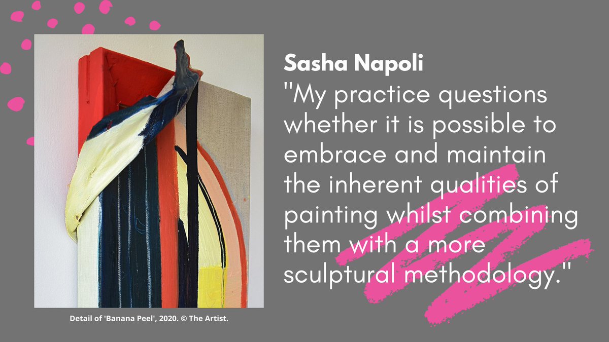 FAHACS's tweet photo. Congratulations to #BA #FineArt graduate #SashaNapoli for winning this year's #FUAM People's Choice Award!

You can see the work of all four finalists including #FUAM2020 Graduate Art Prize winner T'Shah Henry here: https://t.co/JzTHtu4YIf

#fahacs #SimmerLeeds #art #leeds https://t.co/WGqHK31wRZ