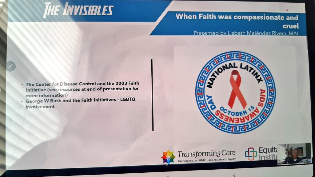 dawkins_sl's tweet photo. When Faith was Compassionate and Cruel presented by Lisbeth Melendez-Rivera.  Great perspective on the church and it's work on Communities and HIV and what more could/should be done.  Thank you for your insight. #TCC2020 https://t.co/vjUYnN5WcW