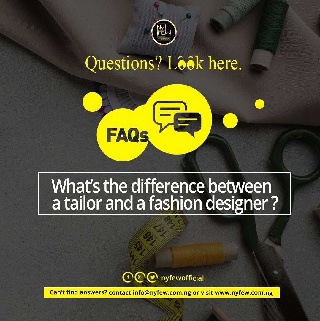 ProjectMakeMe's tweet image. WHO&apos;S A TAILOR?✂️🧶🧷🧵🧥🥼

WHO&apos;S IS A FASHION DESIGNER? 📝👗👔👕👖🛍️

What&apos;s the difference between a tailor and a fashion designer?????

Are you a fashion buyer, fashion enthusiast, fashionpreneur, fashion stylist, fashion practitioner amongst others👸🤴

Your  CANDID OPINION