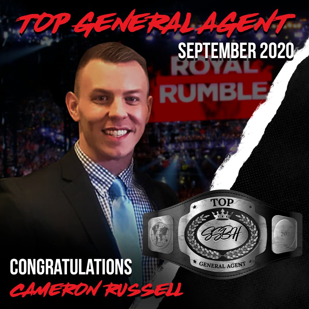 SSBHOrg's tweet photo. Congratulations to Cameron Russell, the SSBH Top General Agent for the month of September! 

#SSBH #BusinessAthlete #Leadership #Development #TopGA #Congratulations #Mind #Body #Spirit #MBS #Careers https://t.co/FDjhyyKX0L