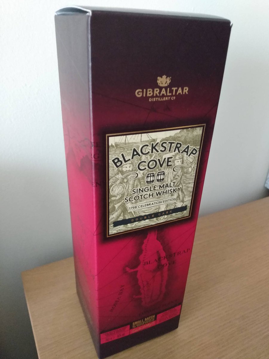 Looking forward to trying this present from the brother #Gibralta #whisky @blackstrapcove