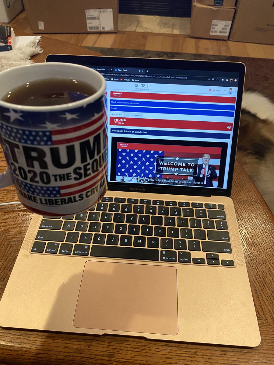 akunda2020's tweet photo. Time to make some TrumpTalk calls! @SEGeorgiaTVLI #LeadRight #GeorgiaGrit @realDonaldTrump https://t.co/ei1U9WAN2V