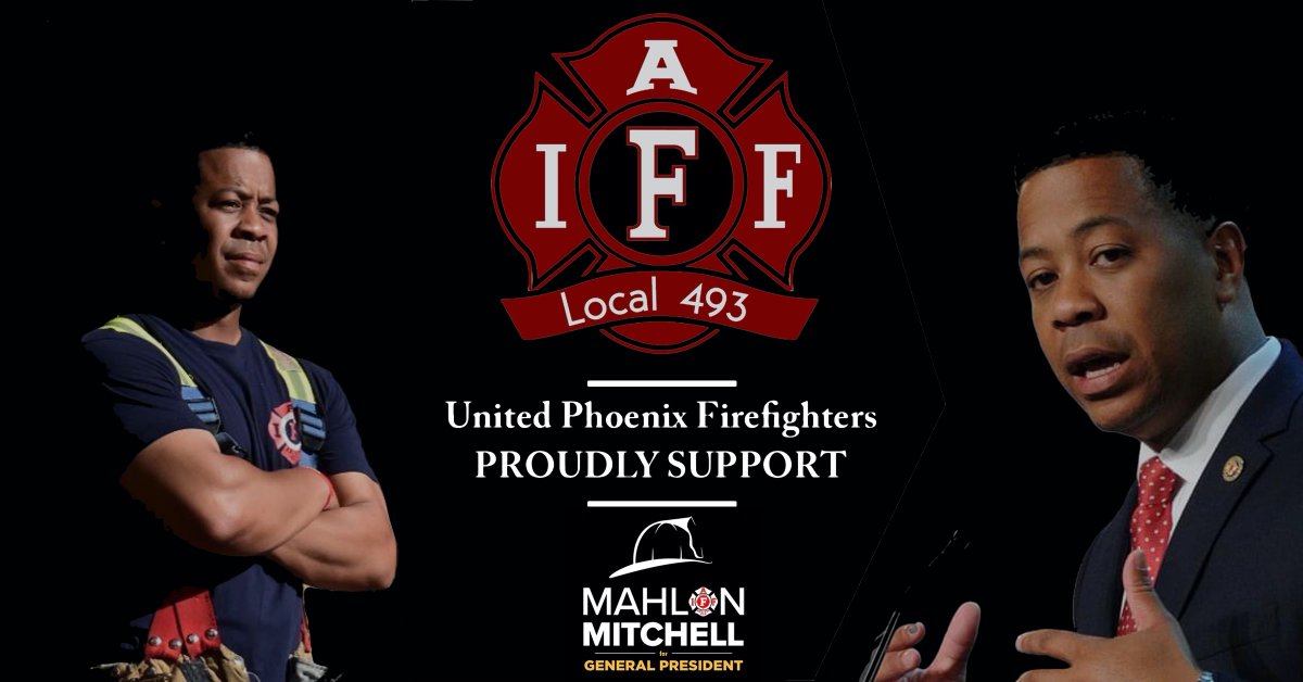 MahlonMitchell's tweet image. Thank you @unitedphxffs for your support, for believing in a #unitedIAFF, and for keeping my parents out of trouble out there! I guess they couldn't handle the Wisconsin snow anymore.