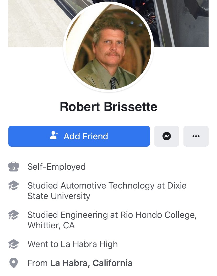 His name is Robert Brissette and he already set up a GoFundMe to fight court costs
