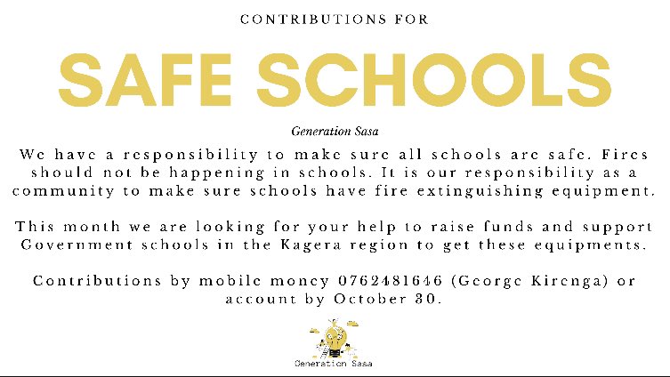 GemmaTodd's tweet photo. Me @kevinmpapasingo , George, Rose, Upendo &amp; @samaharaha are fundraising to make #schools #safe and #fireproof in Kagera region. This is following fires in schools resulting in lost lives. Mchango mdogo ni mchango mkubwa. Nijukumu letu #kujali na #kulinda shule zetu. #shulesalama https://t.co/k6i4ej6xTp