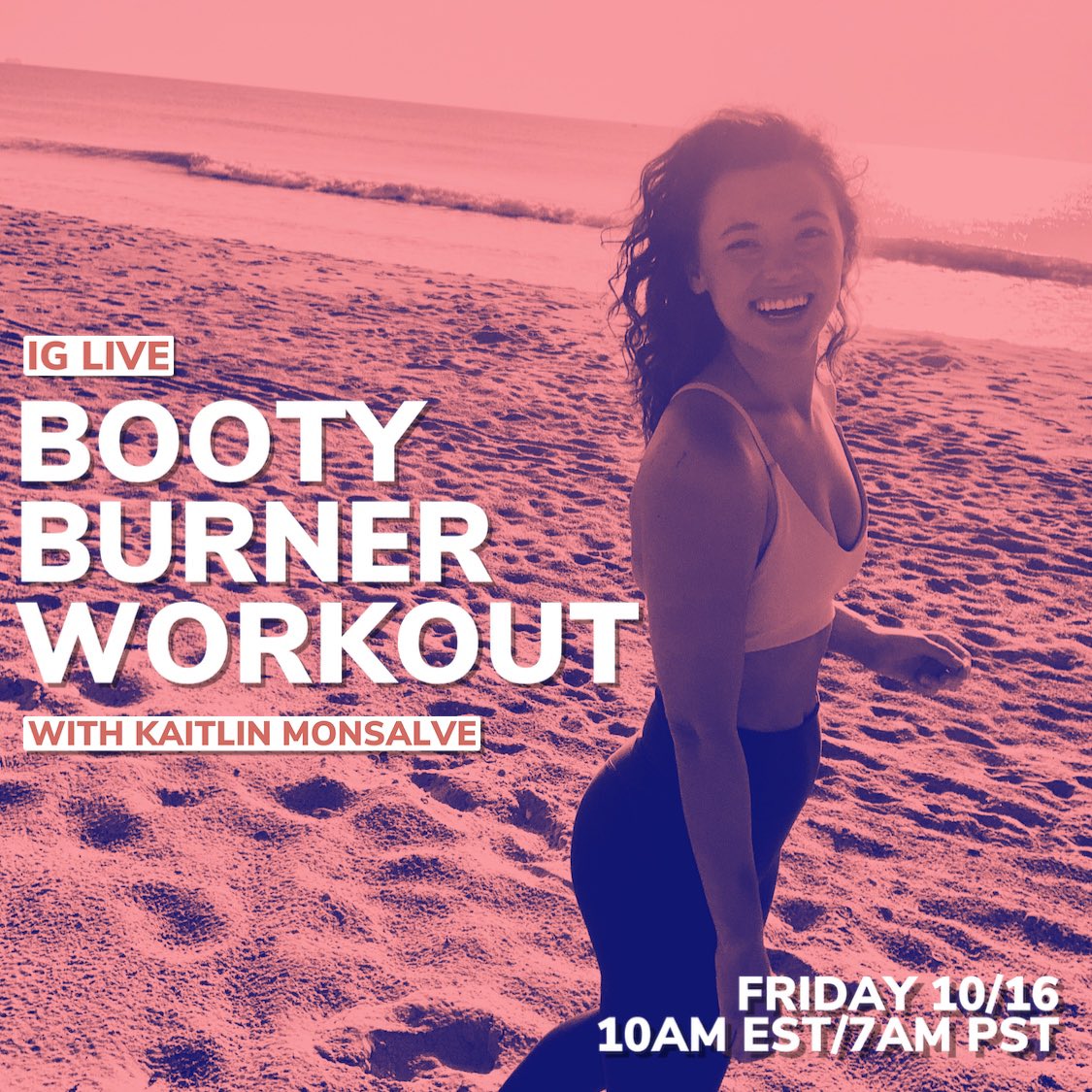 Strong4MeFit's tweet photo. Get ready to strengthen your glutes! 🍑 This Friday #Strong4Me trainer Kaitlin is back with another IG LIVE workout - all about the booty! Grab a mini resistance band and tune in Friday at 10am EST/7am PST! https://t.co/zSFofAwhIx