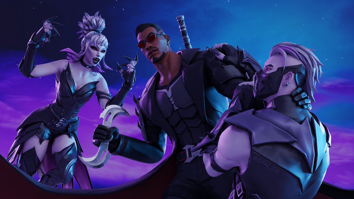 Fortnite Vs Marvel: Blade is making new friends @FortniteGame @MarvelStudio...