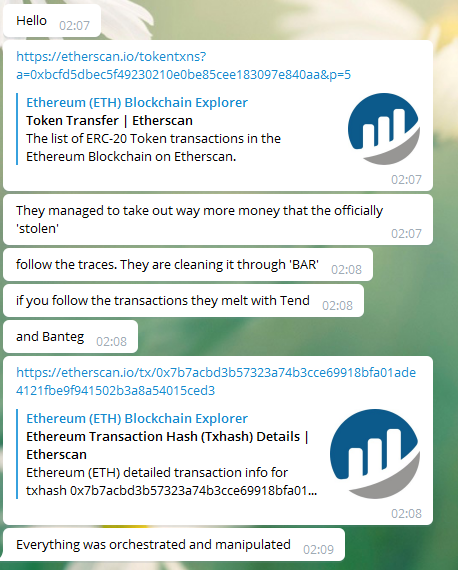 EMNInvestig's tweet photo. If you are in possession of evidence of wrongdoing associated with the $EMN scandal, please share with emninvestigation@gmail.com to assist in the lawsuit.

$EMN $YFI $LBI $BLUE #halfrekt $NME $SNX $AAVE $LEND $CRV $LINK $ETH $BTC #BTC #Bitcoin #DeFi #Crypto #Ethereum #ETH @FBI https://t.co/6qdrAcyiYD