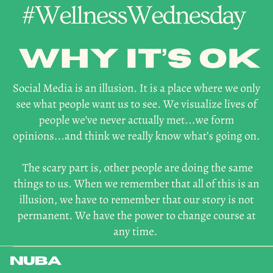 nuba_us's tweet image. It’s #WellnessWednesday and today is all about #changingcourse and living freely for YOU.  

Follow us on IG for more #WellnessWednesday posts and other Black-owned content 🖤