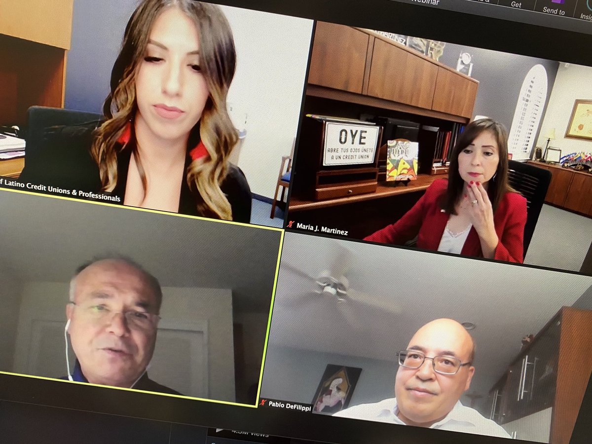 Great to listen and participate in #NLCUP Webinar during #LatinoHeritageMonth to discuss #DEI #JuntosAvanzamos ⁦<a href="/NLCUP1/">NLCUP</a>⁩ ⁦<a href="/InclusivCDCUs/">Inclusiv</a>⁩ #creditunions ⁦<a href="/CUNA/">CUNA</a>⁩ ⁦<a href="/AmericasCUs/">America's Credit Unions</a>⁩