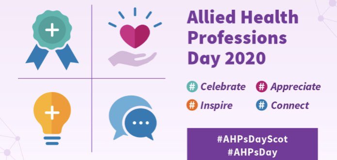 Proud to be an AHP, what wonderful and inspiring colleagues I work with at RCH #AHPsDay2020 @ahpmhldnhsg @NHSGrampian @thursophysio @Cook007Sara @JackieBerryOT @FRichie45