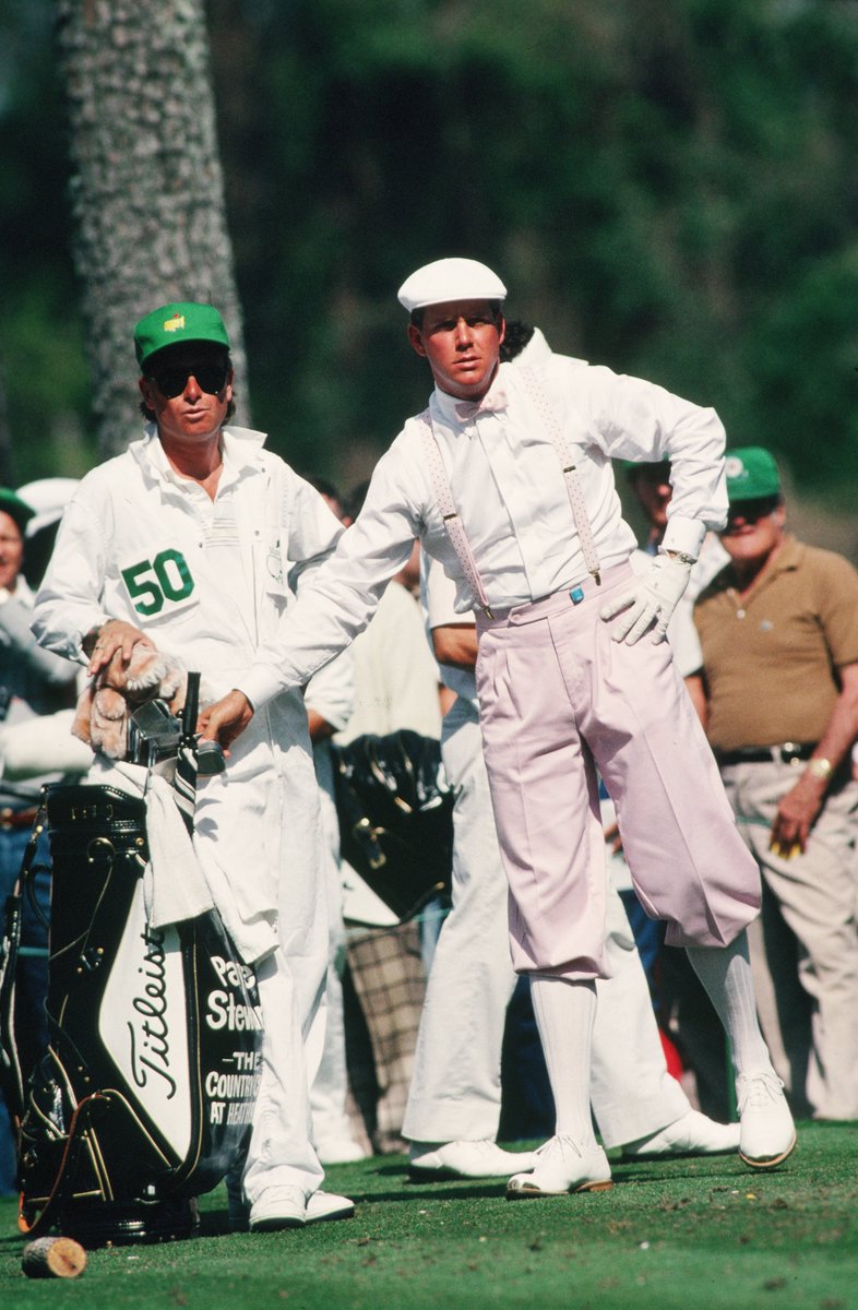 GOLFTV's tweet image. This Payne Stewart outfit at the 1987 Masters 🔥
