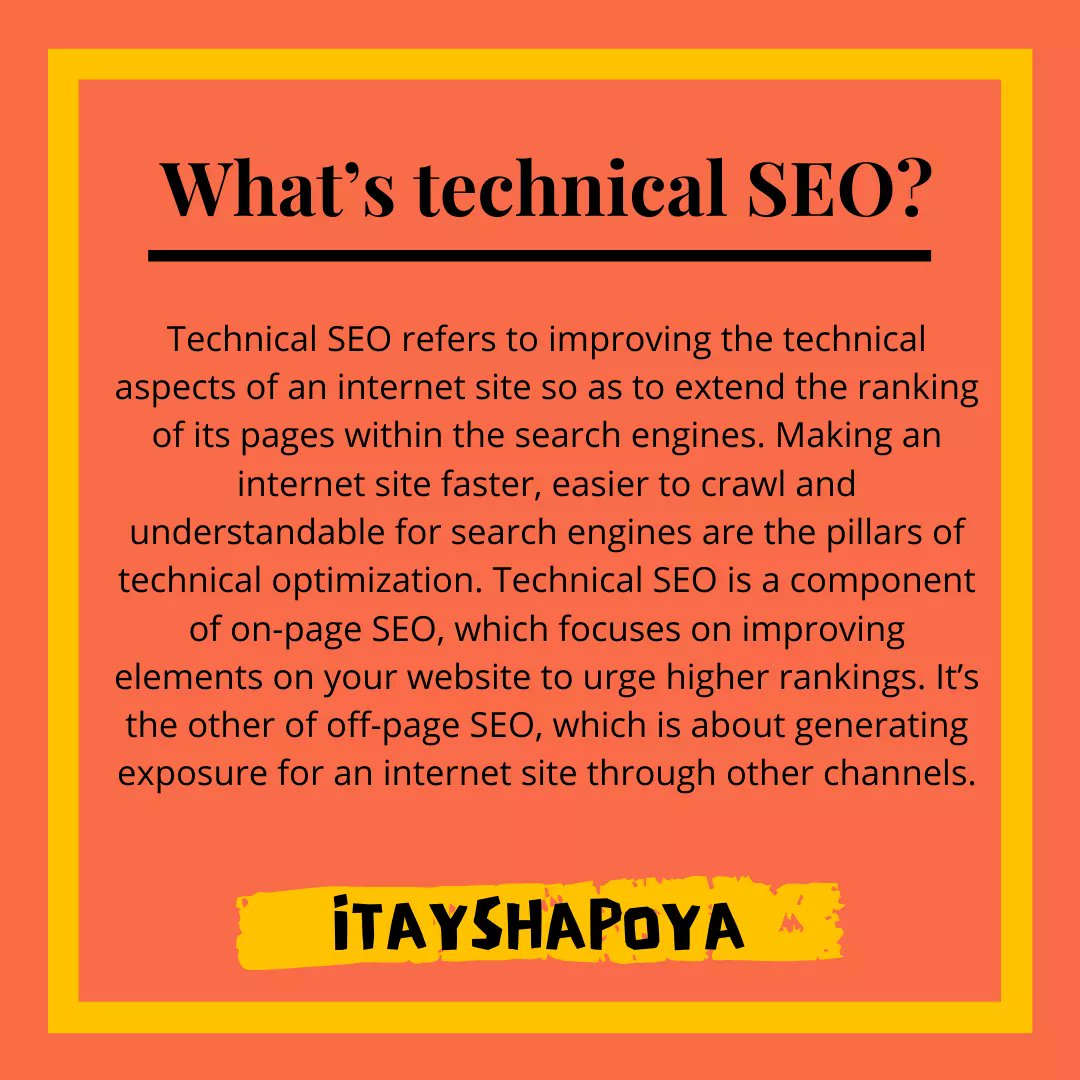 itayshapoya's tweet photo. #TechnicalSEO #seo #onpageseo #offpageseo #onlinemarketing #webranking #website #webpost #blog #google #googleadsense #googleanalytics #googleplay #itayshapoya #technology #techonologytime https://t.co/XRQjxnyzGO