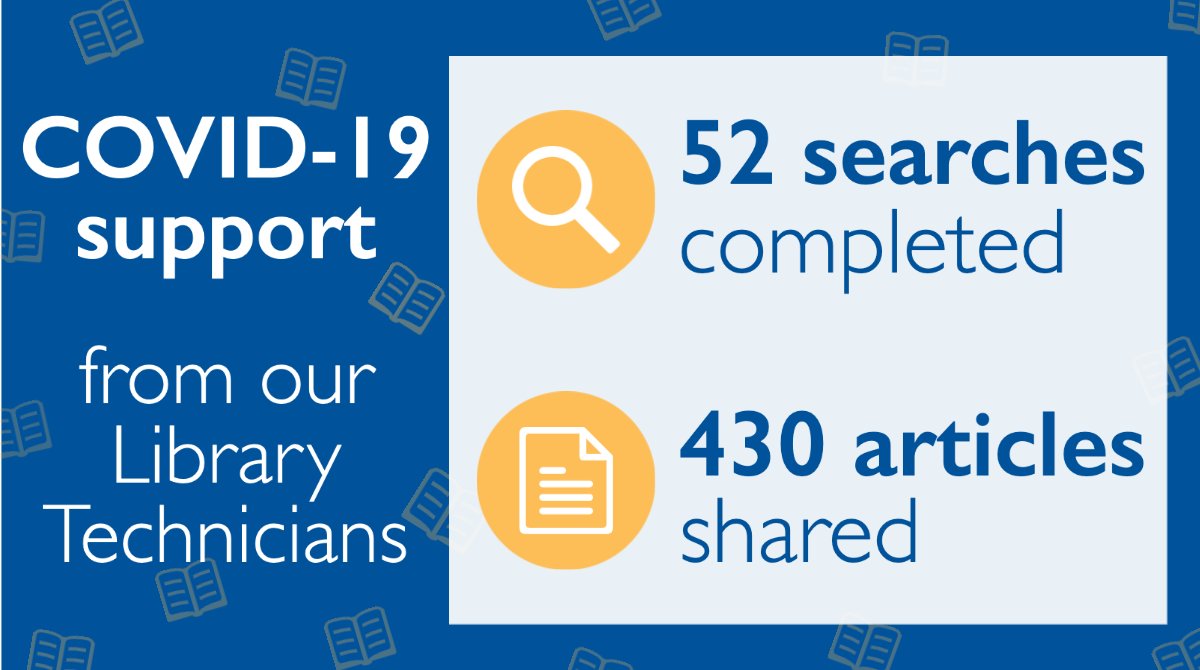 OslerHealth's tweet photo. In October we celebrate our Library Technicians and their exceptional contribution to patient care. 

Since the pandemic began, our small but mighty team has done an excellent job providing relevant #COVID19 resources to our staff, physicians and the broader community. https://t.co/Dxd2wlYhEU