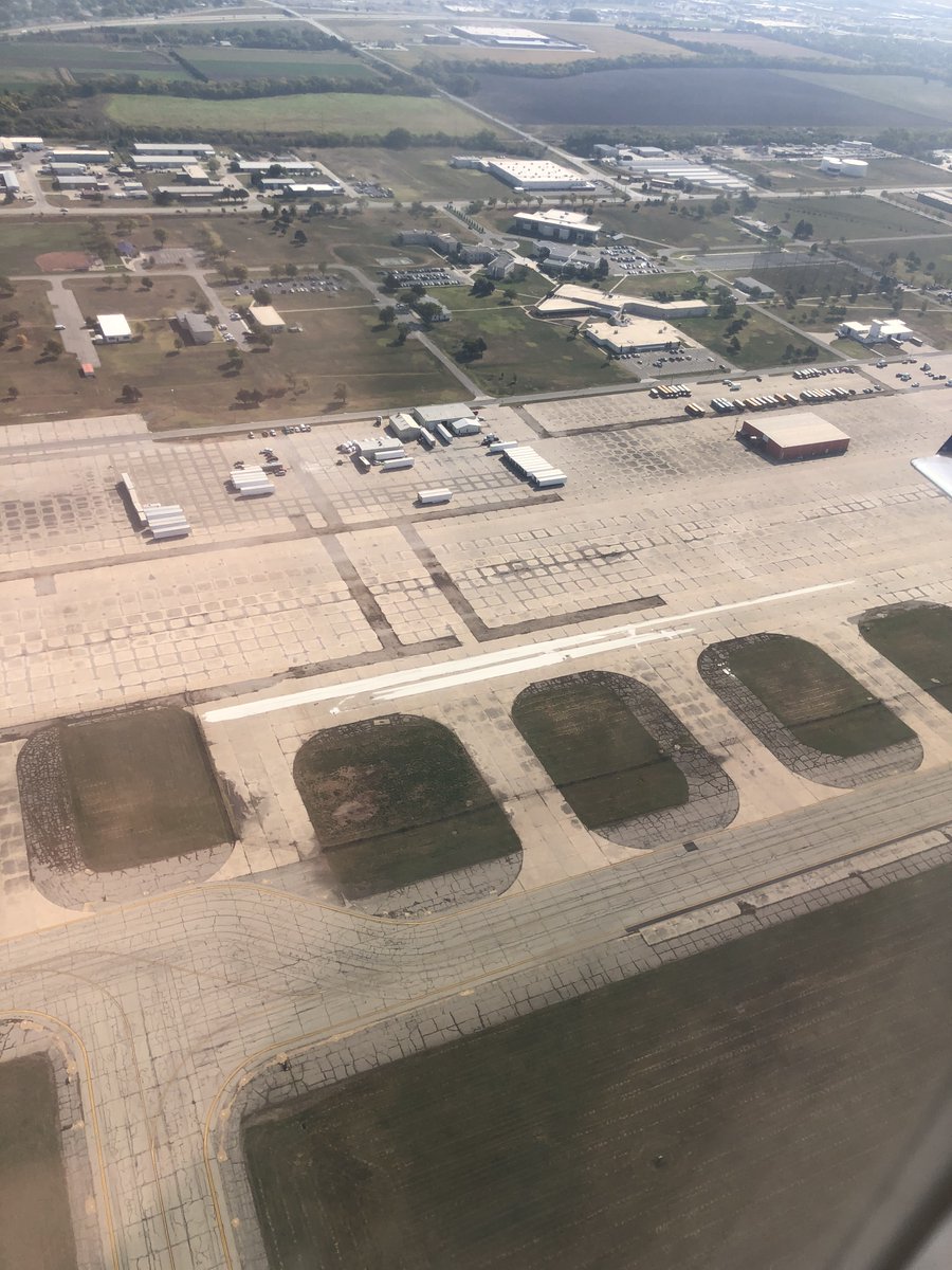 TopShell's tweet image. TopShell test section performed by #Bergkamp #M310E #microsufacing truck-mounted paver adjacent to Salina KS Regional Airport. Contact us today to learn how TopShell can protect and enhance your existing #concrete and #asphalt #pavement #airfieldmaintenance #airportmaintenance