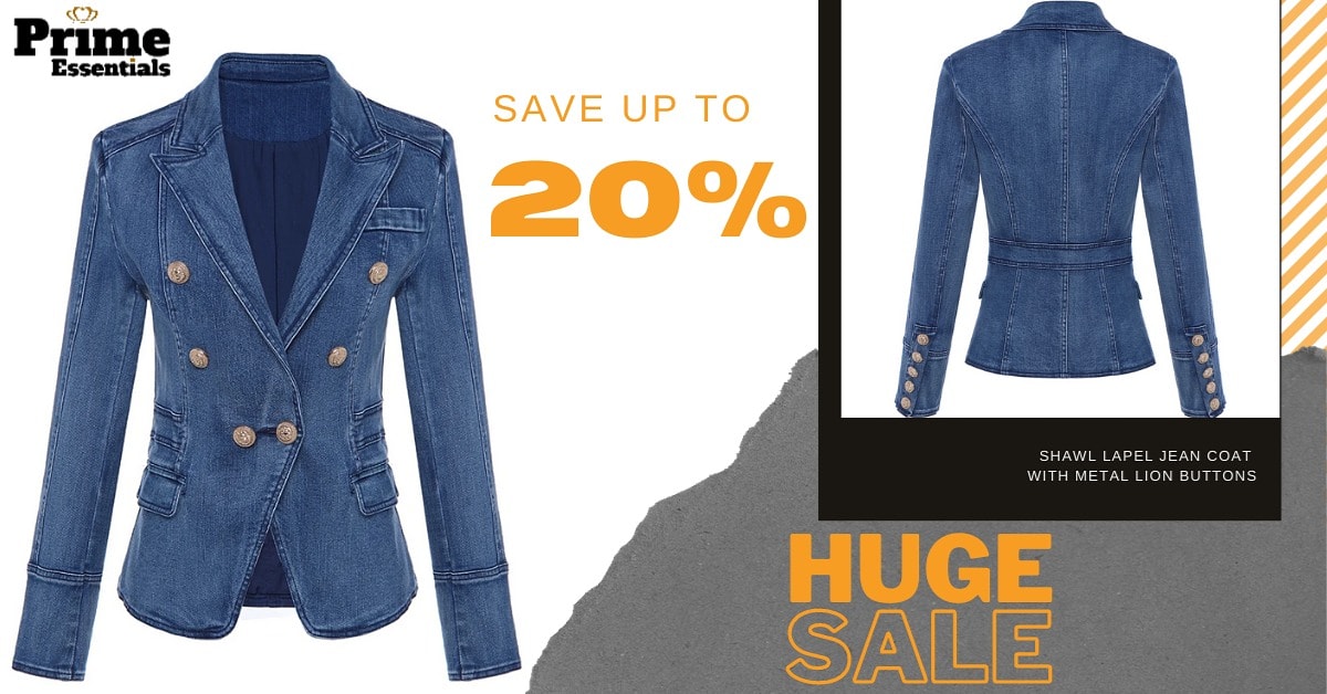PrimeEssential1's tweet photo. Visit now and get 20% Discount on this "SHAWL LAPEL JEAN COAT WITH METAL LION BUTTONS"
It's comfy and stylish and easy to wear it anywhere.
.
.
.
Visit: https://t.co/8n9OAdNQso
.
.
#primeessentials #jeanjacket https://t.co/nbz0wYd6kW