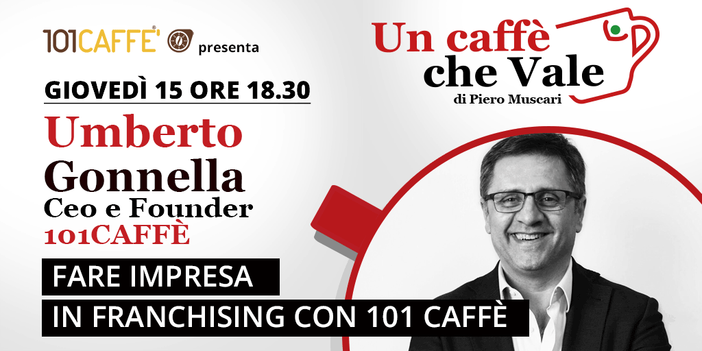 CaffeChe's tweet photo. @ugonnella, Fondatore e amministratore di @101CAFFE, è l'ospite della puntata #uncaffechevale di
📌giovedì 15 ottobre
👉 in diretta live alle ore 18:30.
Segui la diretta “𝗙𝗮𝗿𝗲 𝗶𝗺𝗽𝗿𝗲𝘀𝗮 𝗶𝗻 𝗳𝗿𝗮𝗻𝗰𝗵𝗶𝘀𝗶𝗻𝗴 𝗰𝗼𝗻 𝟭𝟬𝟭 𝗖𝗮𝗳𝗳𝗲̀”. More:https://t.co/U8pWE4ib0x https://t.co/0Wog3D6BBn