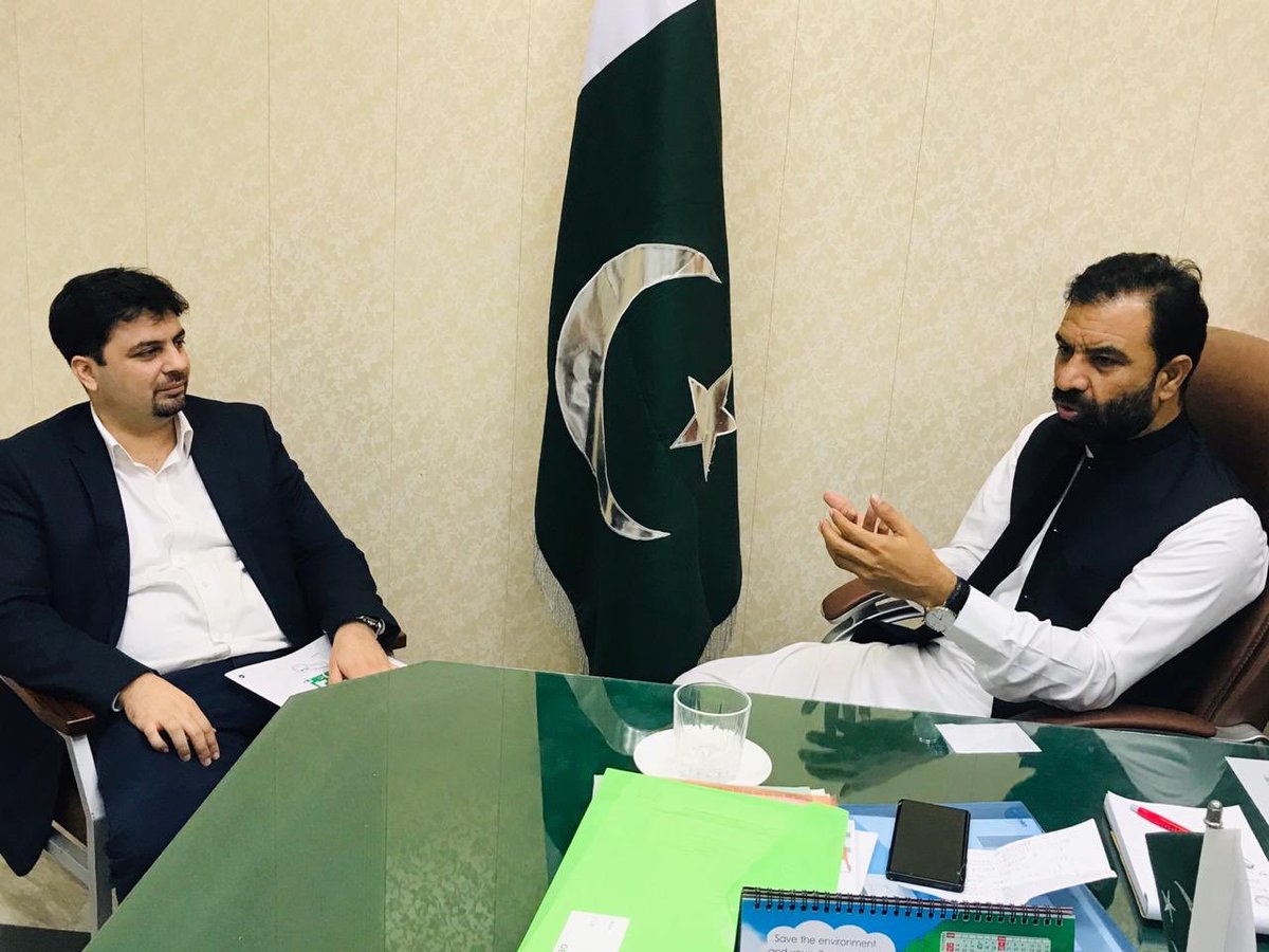 STITKPGovt's tweet image. مشیر سائنس و انفارمیشن ٹیکنالوجی خیبرپختونخوا ضیاء اللہ بنگش سے نو تعینات منیجنگ ڈائریکٹر خیبرپختونخوا انفارمیشن ٹیکنالوجی بورڈ علی محمود کی ملاقات.
#DigitalKP #KPCIU #KPITB