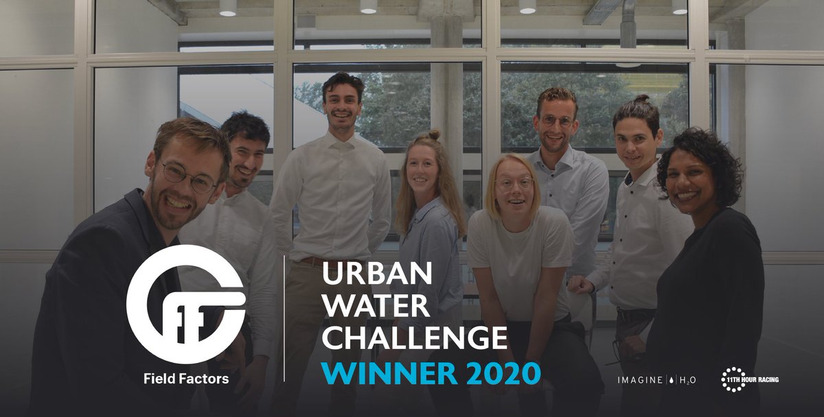 11thHourRacing's tweet photo. Congratulations @fieldfactors 🏆  Winner of @ImagineH2O's 2020 #UrbanWaterChallenge! 💧  Field Factors will deploy water #technology to promote #climateresilience and green infrastructure in The Hague, Netherlands. https://t.co/8tRu6TKO6A