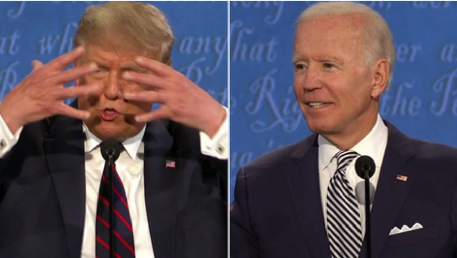 tomiahonen's tweet photo. On NBC
Trump cancelled on scheduled debate. NBC is rewarding Trump for anti-democratic behavior

Biden didn't quit. NBC could pick ANY other time slot, or any other day with Trump. By going against Biden, NBC is PUNISHING Biden for doing the right thing

#BoycottNBC #BoycottMSNBC https://t.co/lNgVfq64z6