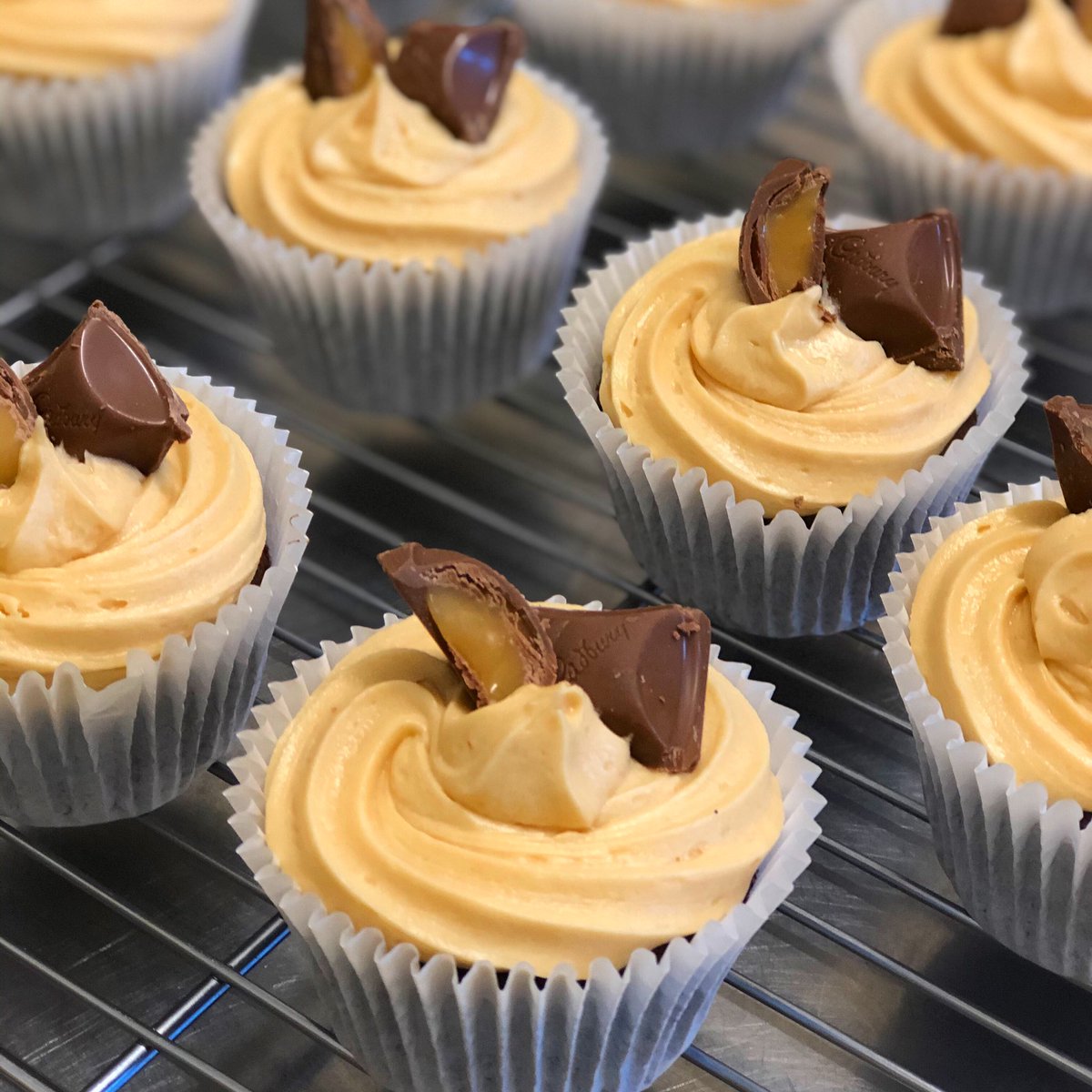 Cadbury’s Caramel cupcakes for tomorrow #baking #cupcakes