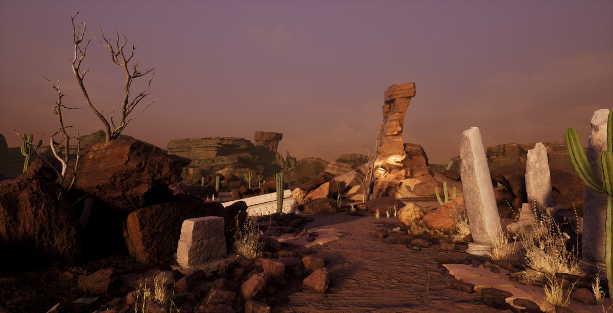 StefanWilliamsC's tweet photo. A UE4 Lighting Study. Assets are from the Megascans Library :)

#megascans #quixel #UE4 #UnrealEngine #Desert #environment #environmentart #gamedev https://t.co/oJjfC6WJLb