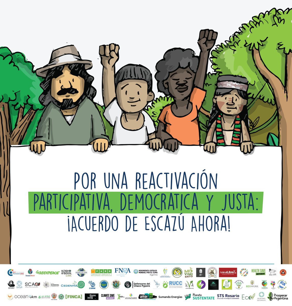 Colombia debe garantizar el acceso a la información, la participación ciudadana y el acceso a la justicia en asuntos ambientales.

Apoyamos a nuestros compañeros y compañeras en su lucha para ratificar el Acuerdo de Escazú.

#PrimerDebate 
#EscazúAhoraColombia
#EscazúYA