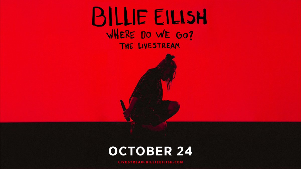 lilistreams's tweet photo. We are thrilled to be working with one of the most genuinely creative people on the planet! 

Get your tickets now for @billieeilish's livestream at:
https://t.co/BFBnIGEozQ

See you October 24th! ✌️✌️

#livestream #music #billieeilish #entertainment #interactive https://t.co/cmmCjTYrOJ