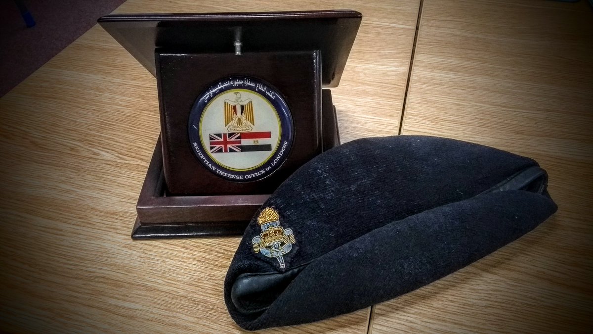 KatieSpencey's tweet photo. An exciting day today - Officers from the Egyptian Embassy visited the Pre-Royal Military Academy Sandhurst course today to chat all things English language training! A gorgeous plaque to display in the English Language Wing 🇪🇬🇬🇧

#DefenceEngagement 🌍
#EducationAndTraining ✍️ https://t.co/FZWW3dVkBD
