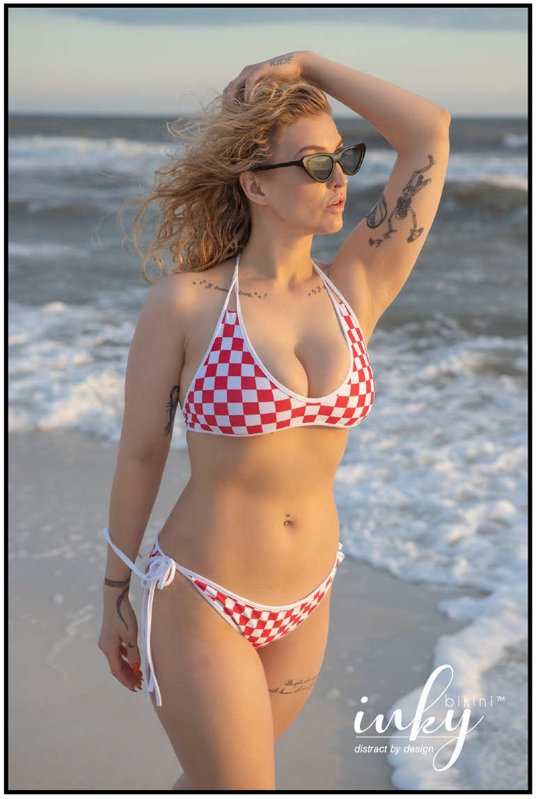 BikiniInky's tweet photo. New Checkerboard Reversible Suits Now Available!

Distract by Design!
Exclusively at https://t.co/cxChzaFLyB

Model: @veronicaxque

#swimwear #swimsuit #swimsuitmodel #reversibleswimwear #checkerboard #beachlife #model #bikinimodel #bikini #inkybikini https://t.co/RvG78Wwe8Q