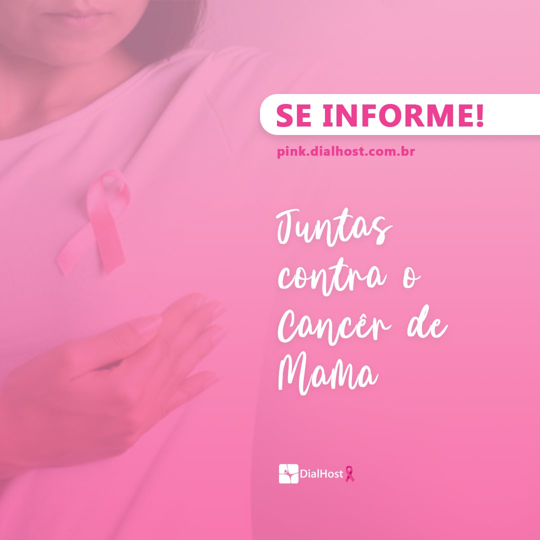 DialHost's tweet image. Você não está sozinha. Acesse o nosso site e saiba mais: pink.dialhost.com.br 
#outubrorosa2020 #DialHost