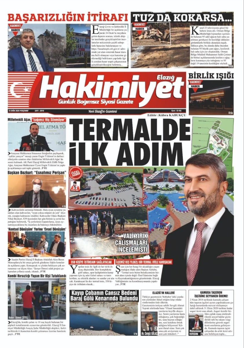 Elazig Hakimiyet (@hakimiyetelazig) on Twitter photo 