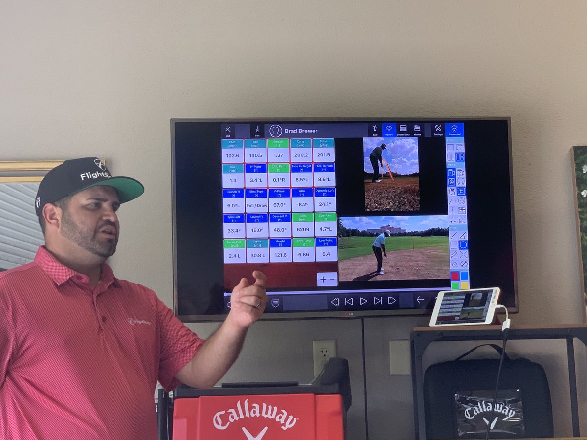 johnhughesgolf's tweet photo. Thanks Alex Trujillo of @FlightScopeGolf for showing the #NFPGA the details that the X3 can provide coaches and golfers everywhere! https://t.co/5JxkakXHL4
