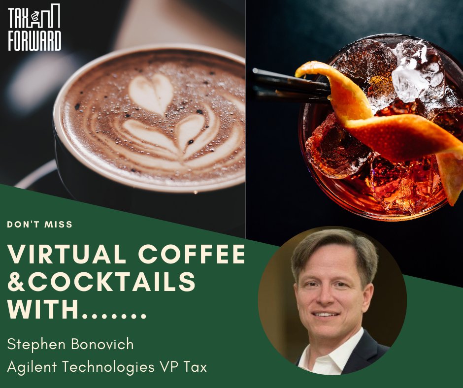 FutureTaxLeadrs's tweet photo. Don't miss your opportunity to chat (virtually) with Stephen Bonovich, VP of Tax at Agilent Technologies! Space is limited so please register for the 4th annual #TaxFroward conference as soon as possible: https://t.co/Wnxf7ri5KB https://t.co/AS0o680YTa