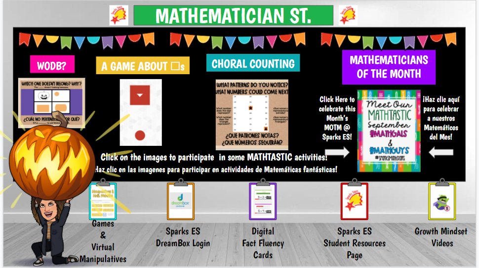 MarianaBreaux's tweet photo. Check out our @SparksElemStars #MathematicianSt for October! Can't want to see our S's replies! #PISDMathChat #ElemMathChat #MathematizeChat #MathLead #SparksMathStars https://t.co/Fqn2h96sFp https://t.co/fVWxxdbiZj