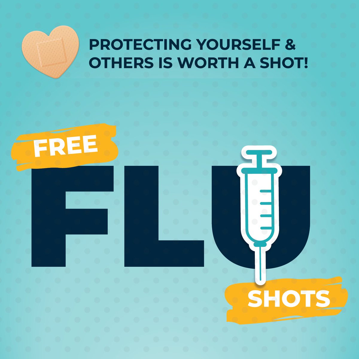 TownofQC's tweet photo. Going to the Communiversity to vote or drop-off your ballot on Monday? Get a free flu shot from 9 am to 1 pm. 
 
QCFMD is offering a curbside clinic just south of the Communiversity at the southeast corner of Ellsworth Loop &amp; Victoria. No appt necessary, first come, first served. https://t.co/PfIeC6RYyh