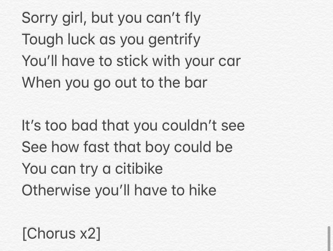 David_Slotnick's tweet photo. I’ve gradually lost my mind so I wrote Sk8r Boi but about scooters. I give you: Scooter Boi. https://t.co/jaJ8logs5k