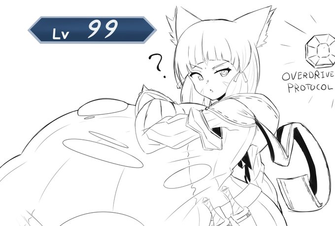 things I want to draw more of :- huge nia- gigantic nia- absolutely massive nia- some more big ochako- maybe some thicc kemono friends stuff- more VTUBERS 