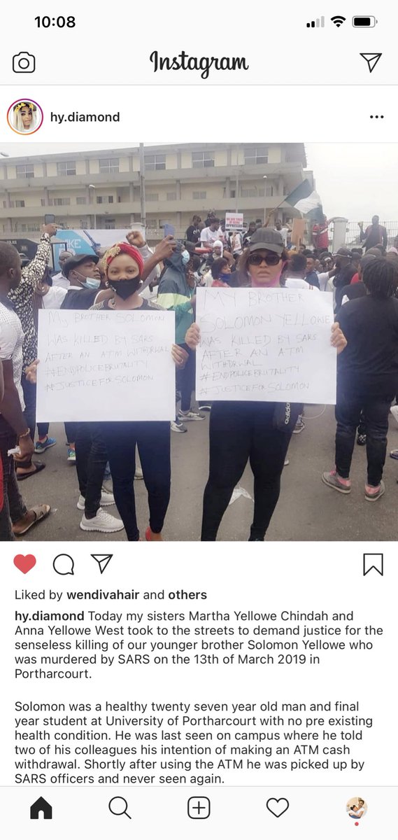 bisiolabode's tweet image. Someone’s ordeal.

The pain that families have been put through by SARS is unthinkable.

#SWATMUSTENDNOW 
#EndPoliceBrutalityinNigeria