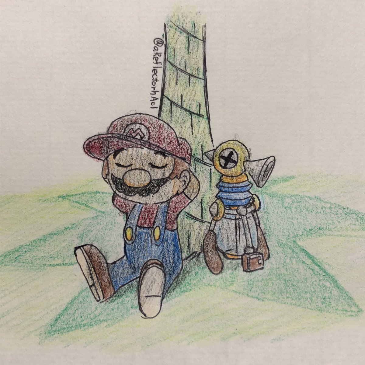 お気に入りはここいらへん あのーマリオだけ絵コンテの人変えるの やめてもらいます ふろのイラスト