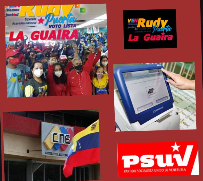 #VenezuelaGarantiaDeDDHH #6DVenezuelaElige #YoVotoPorLaPaz
#RudyPaLaAsamblea
@InshaRat @RudyPuertaPSUV @PartidoPSUV @ve_cne @VTVCanalOcho @adelso_Car @RastaInforma @manzarmada @luibustilloso @ATuiteros @SoyTony55 @ccolBA21 @lanegritazulbet @BEBANEGRA @ElRusoAlberto1 @1412Yolis