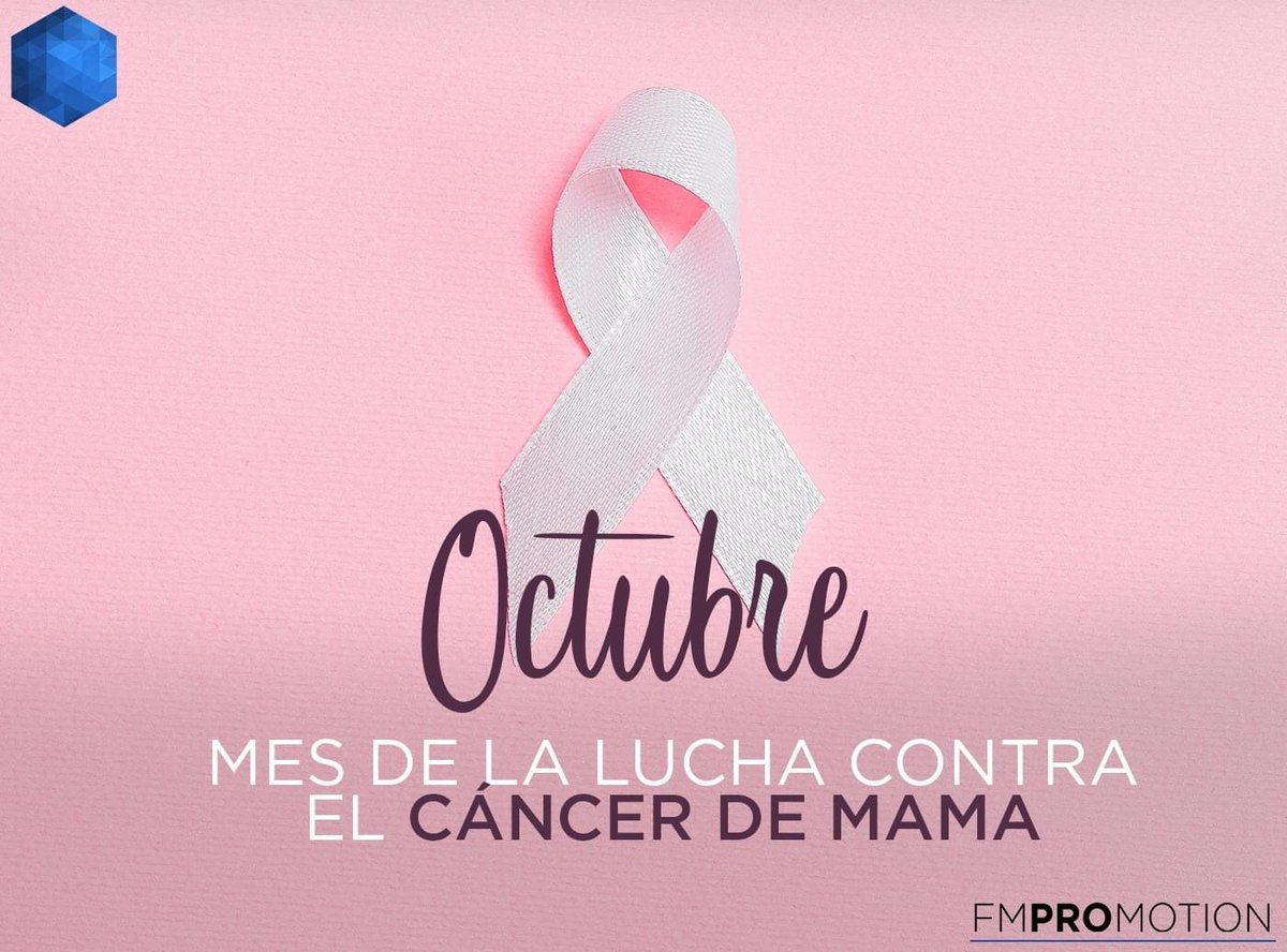 #Octubre mes de prevención y concientización sobre el #CáncerDeMamas