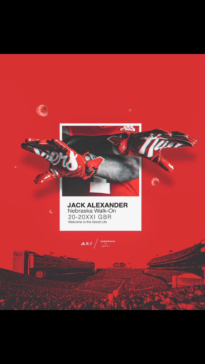 jackqalexander's tweet photo. After a great conversation with @TMossbrucker I’m blessed to receive a Walk-On opportunity from the university of Nebraska! ☠️🌽🎈 #GBR https://t.co/5Ahdbjxl1d