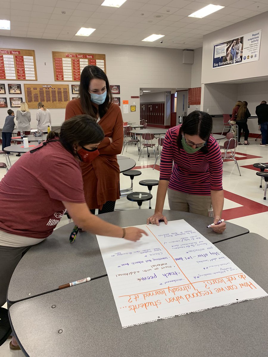 shcsd's tweet image. Stopped to listen &amp;amp; heard great discussions &amp;amp; ideas shared as teachers spent time learning about professional learning communities today. #processoverproduct #studentlearning1st #applylearning #standards #allstudents #thinkingpartners #choice #digdeeper