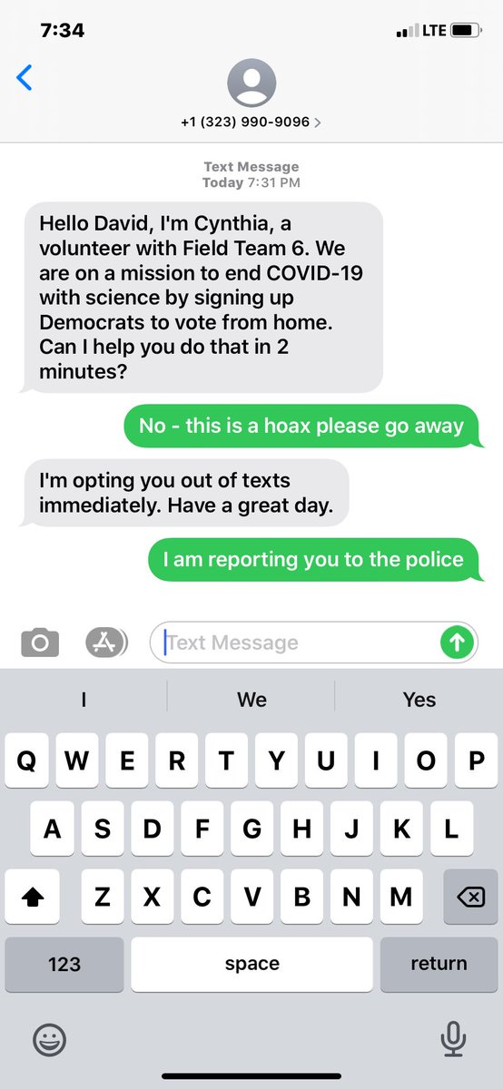 So if you can't win fair win by cheating -text received just now