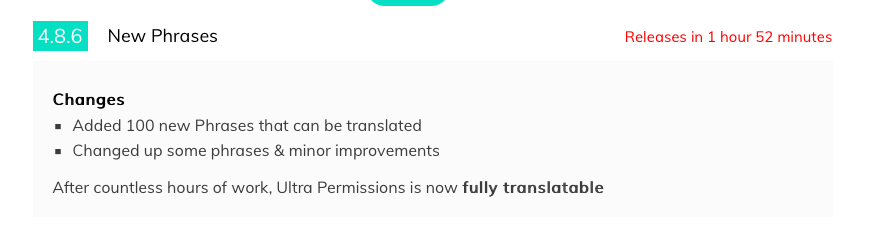 TechsCode's tweet image. New Ultra Permissions Update around the corner