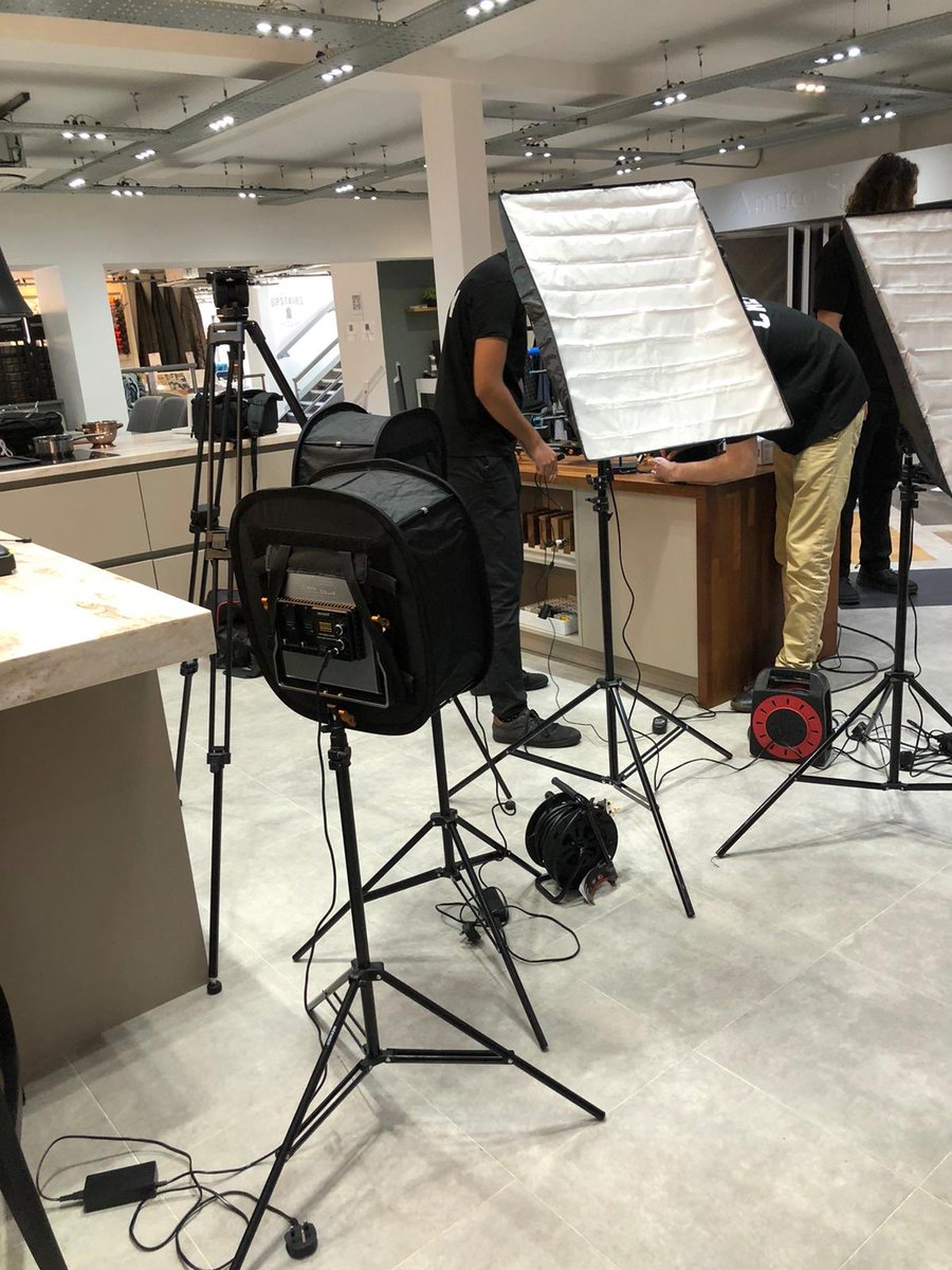 bigtalluk's tweet photo. A fun day on Sunday watching the  testing and setting up of the new kitchen for 
@Kwoklyn_Wan
 to make his new series #ChineseTakeawayKitchen in. 
@bigtalluk
 supplying the outfits. Watch this space. #menswear #bigtalluk https://t.co/hAyfSqsRBd