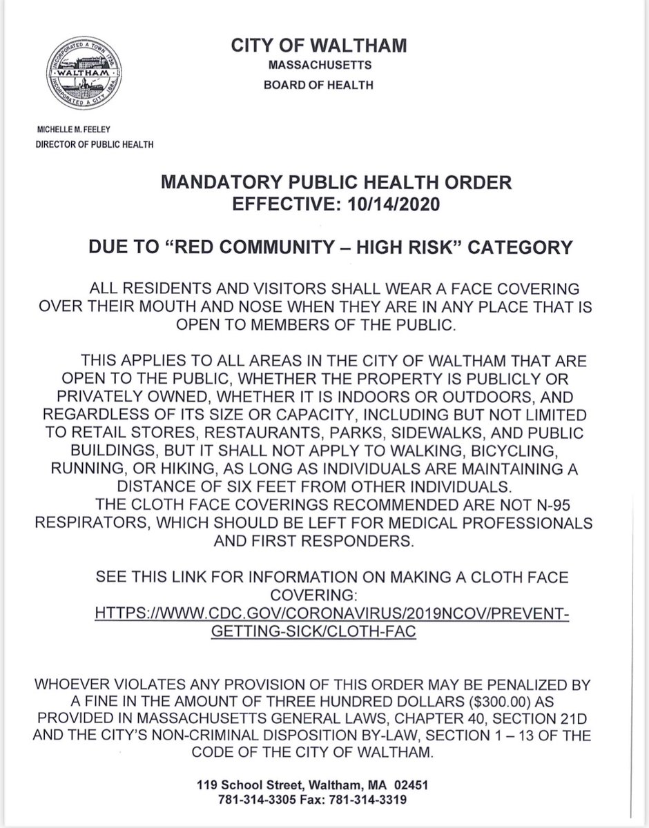 Waltham News Tribune tweet media